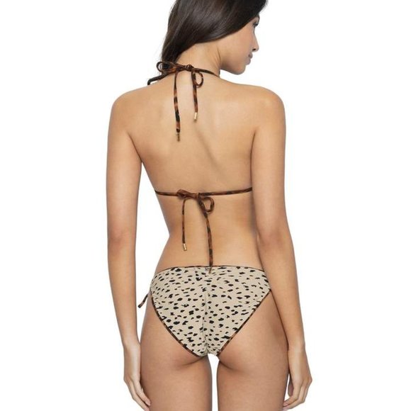 NWT PQ PILYQ SIZE S M L WILD HEART REVERSIBLE TIE FULL BOTTOMS - Picture 3 of 5